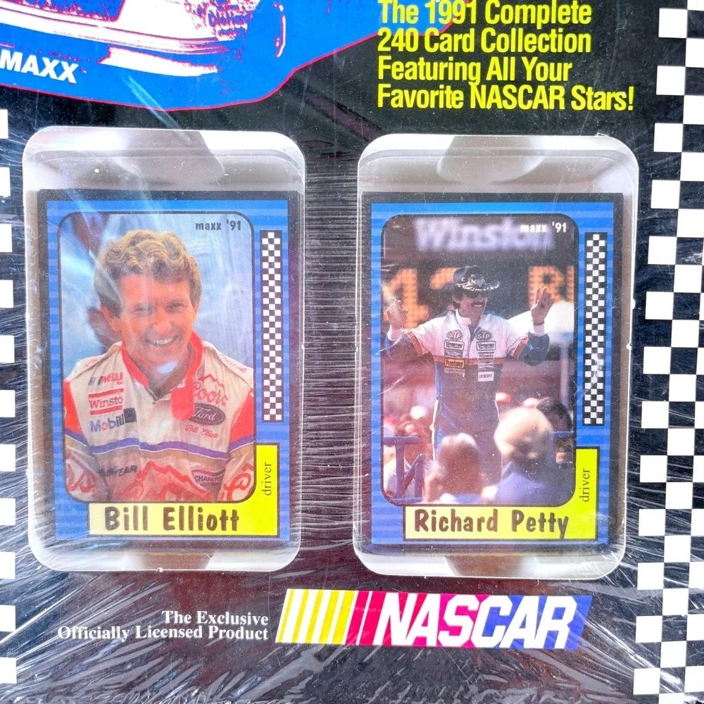 Vintage NASCAR 1991 Complete 240 Card Collection Factory Sealed Box Set